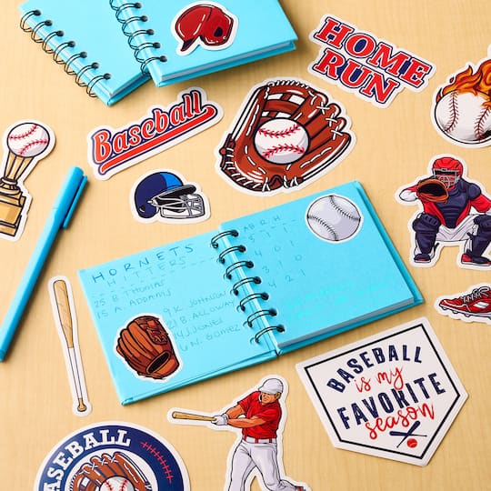 Baseball Vinyl Die Cut Stickers by Recollections™